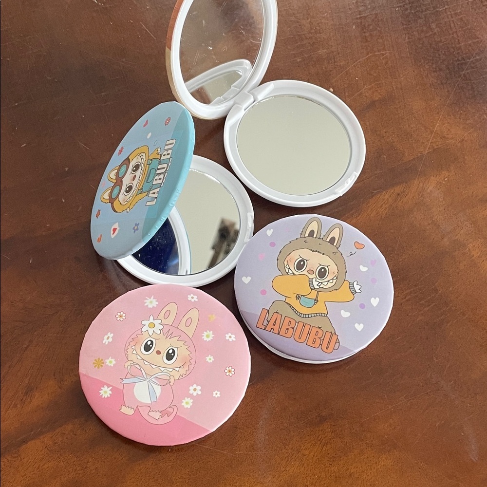 Monster Compact Mirror - Blue. The Monsters